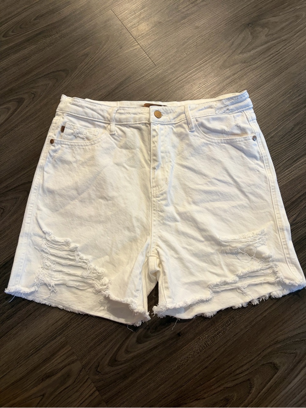 Judy Blue Distressed Shorts